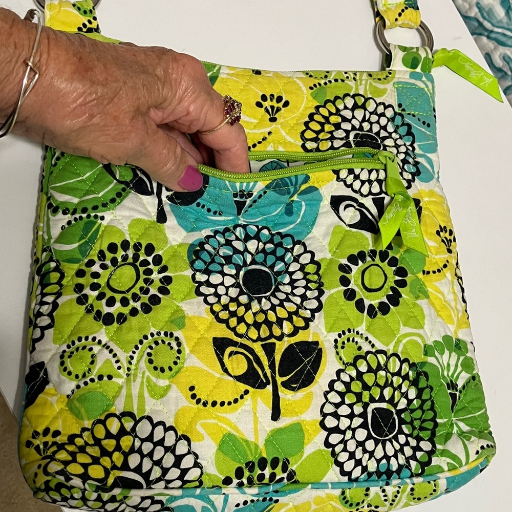 Colorful Vera Bradley Hipster Crossbody Bag, new